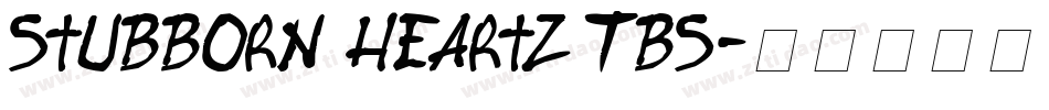 Stubborn Heartz TBS字体转换